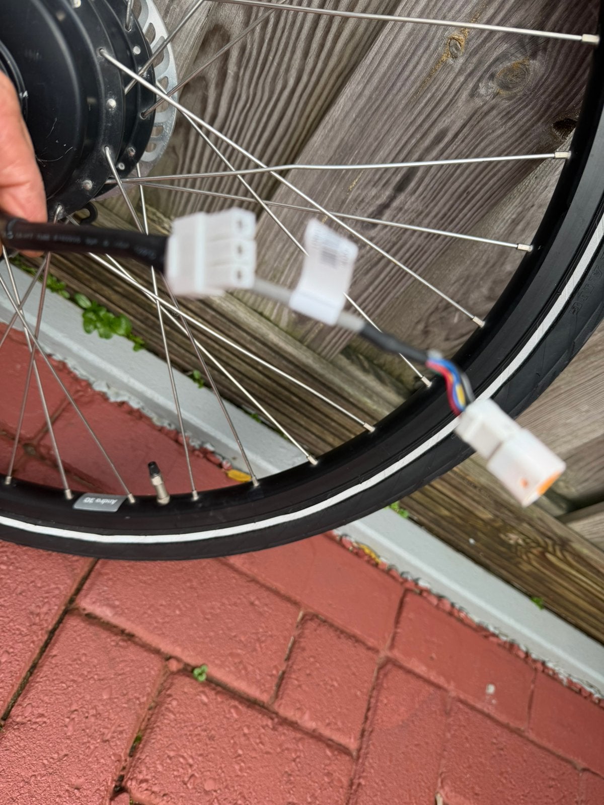 Gazelle panasonic voor wiel motor,werk goed,geen slag, Ophalen, Zo goed als nieuw, Motor