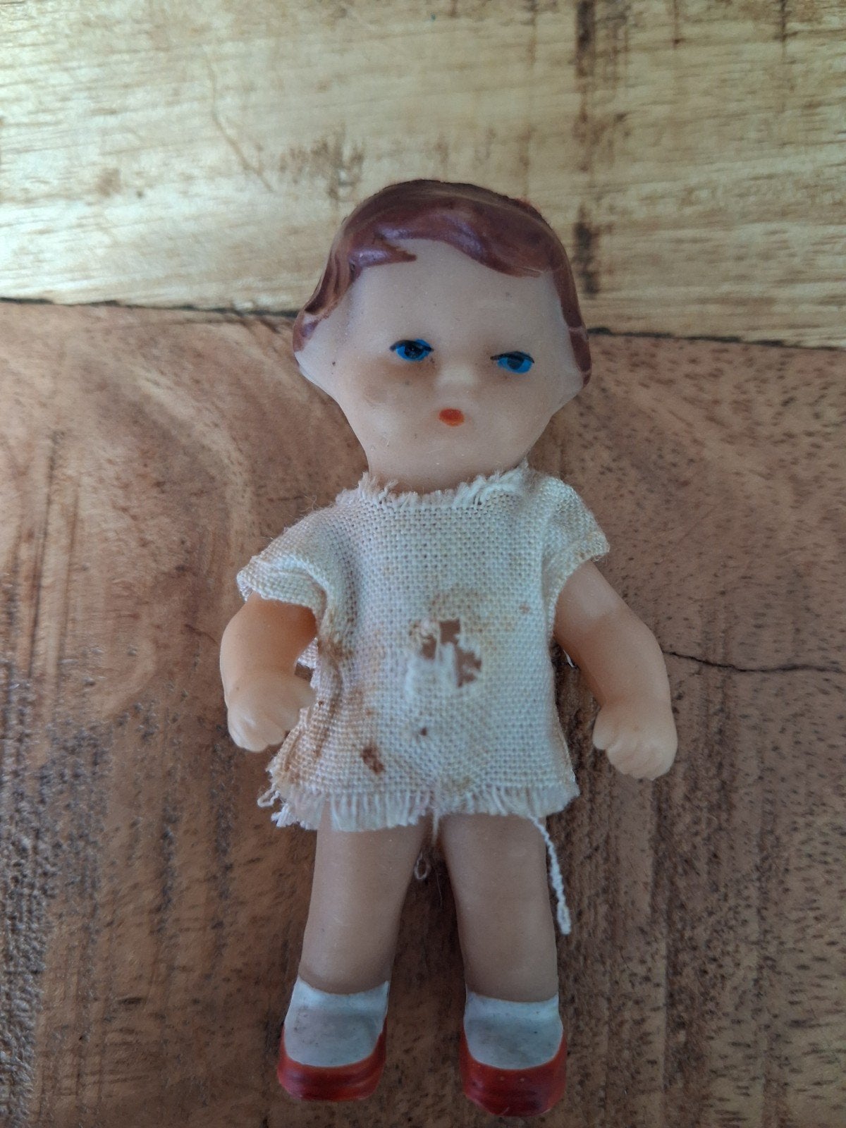 Vintage ARI Duits poppenhuispopje 1950-1970, Verzamelen, Poppen, Ophalen of Verzenden, Gebruikt, Pop