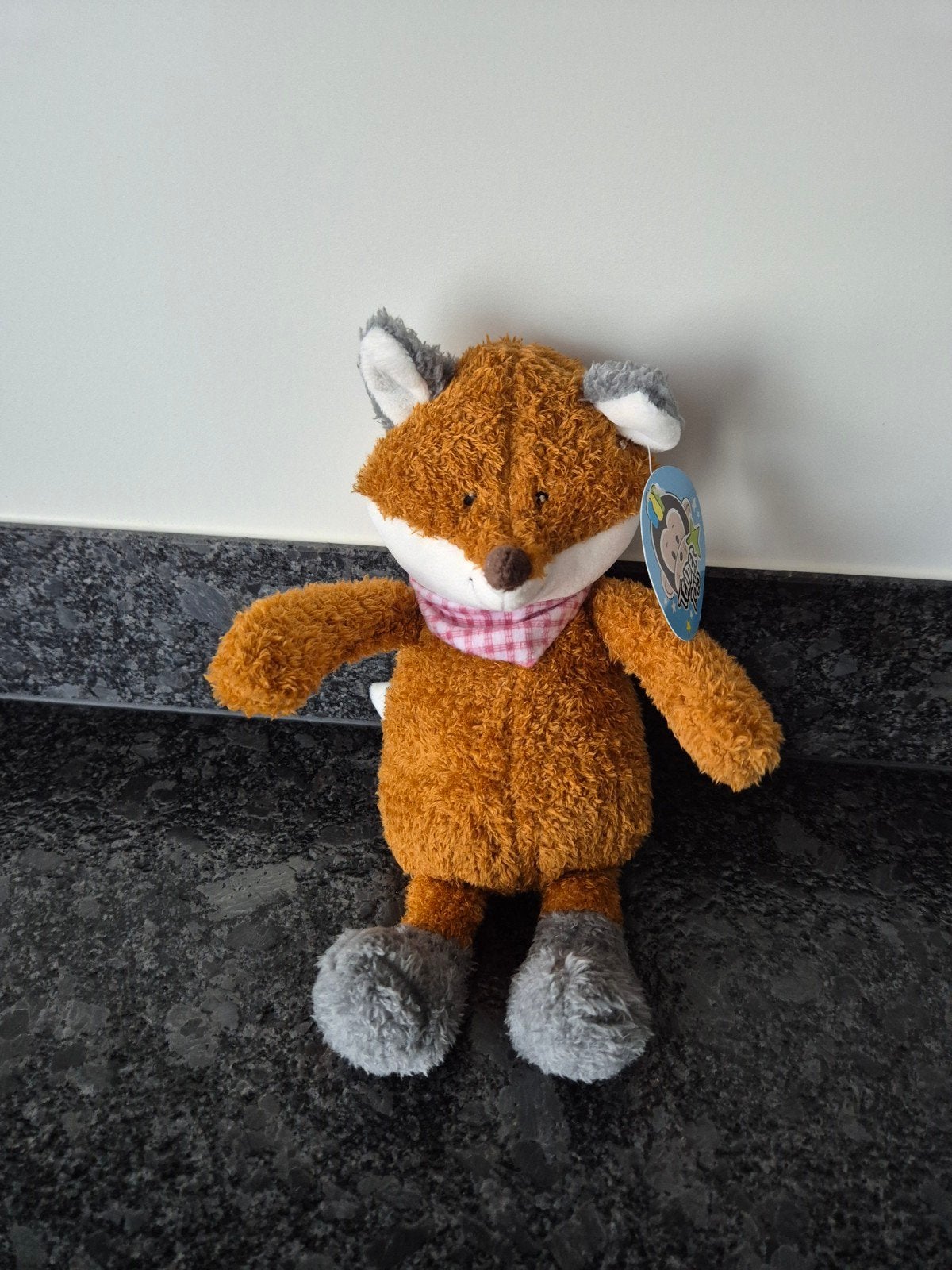 Tendertoys - Knuffel Vos met sjaaltje NIEUW, Ophalen of Verzenden, Nieuw, Overige typen