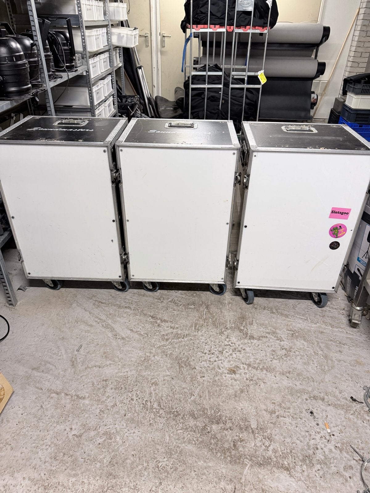 Flightcases voor muziekinstrumenten of apparatuur, Ophalen of Verzenden, Gebruikt, Speaker of Versterker, Flightcase