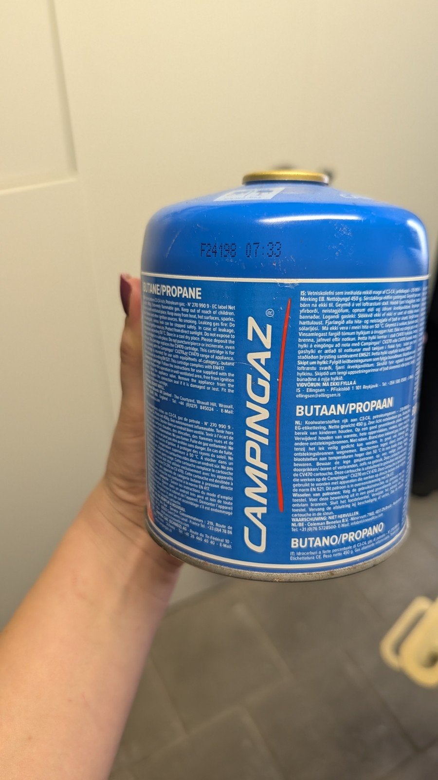 Campingaz CV 470 Plus gasfles - Nieuw, Ophalen of Verzenden, Nieuw