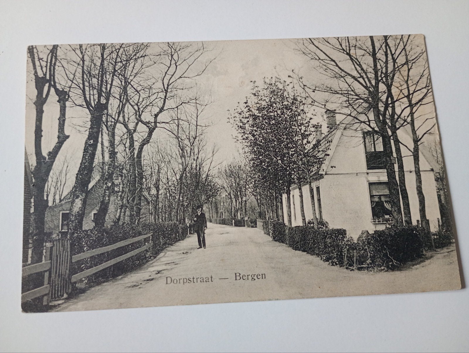 Bergen NH Dorpsstraat, Ophalen of Verzenden, Voor 1920, Ongelopen, Noord-Holland