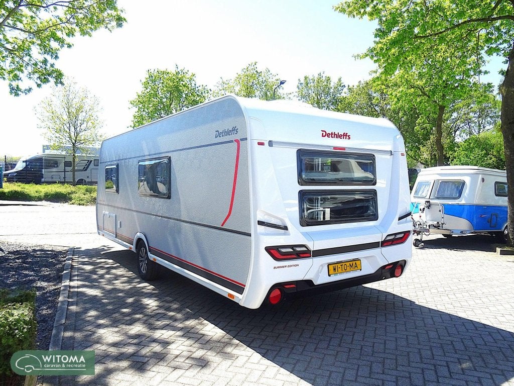 Dethleffs Summer Edition 560 FMK super summer aanbieding, Overige typen, Schokbreker, Bedrijf, Tot en met 6