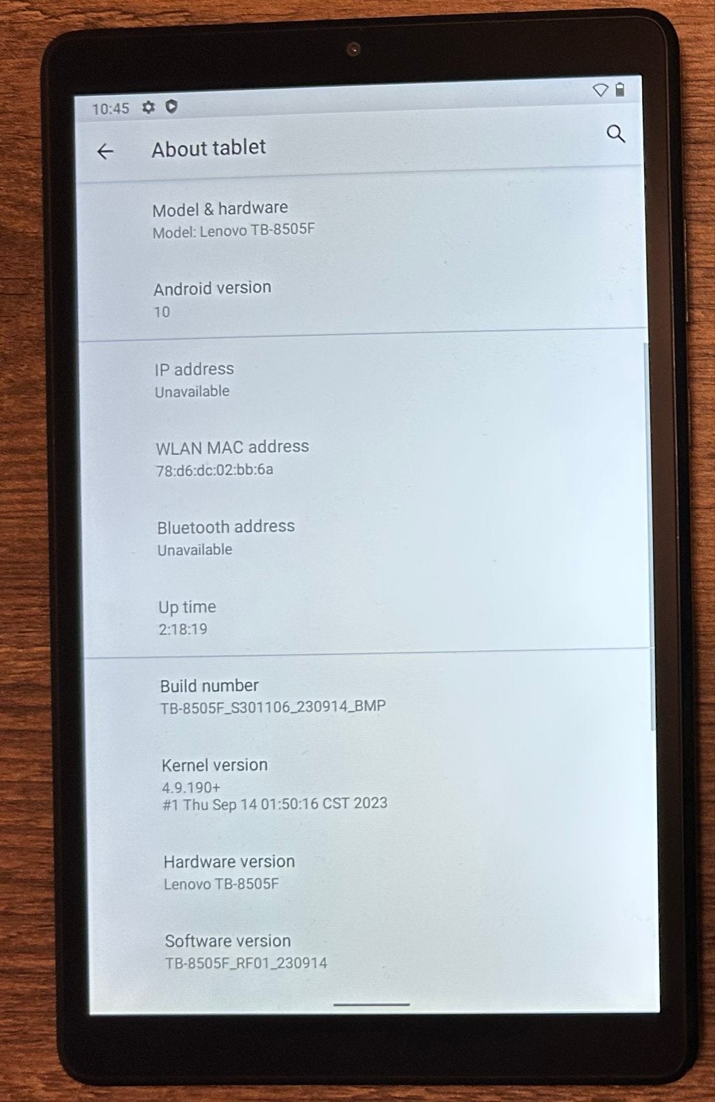 Lenovo TB-8505F Tablet met Micro SD Slot, Computers en Software, Android Tablets, TB-8505F, 8 inch, Ophalen of Verzenden, Zo goed als nieuw