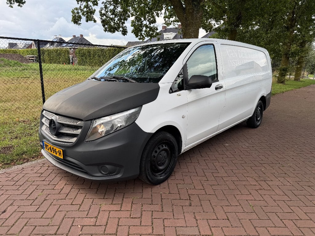Mercedes-Benz Vito 1.6 CDI 140PK AIRCO 2015 MARGE L2H1 343, Euro 5, Stof, Sound system, Zwart