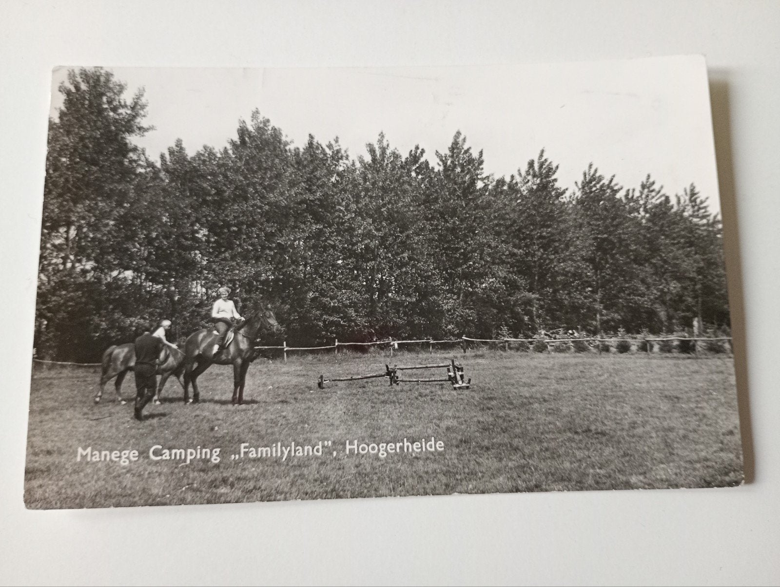 Hoogerheide Manege Camping Familyland 1968, Ophalen of Verzenden, 1960 tot 1980, Gelopen, Noord-Brabant