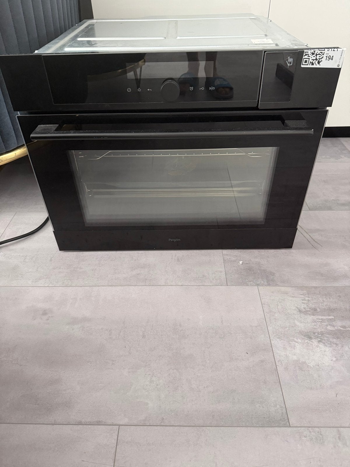 Pelgrim Inbouw combi-stoomoven - Zwart, zo goed als nieuw, Witgoed en Apparatuur, Ovens, Ophalen, 45 tot 50 cm, Overige merken
