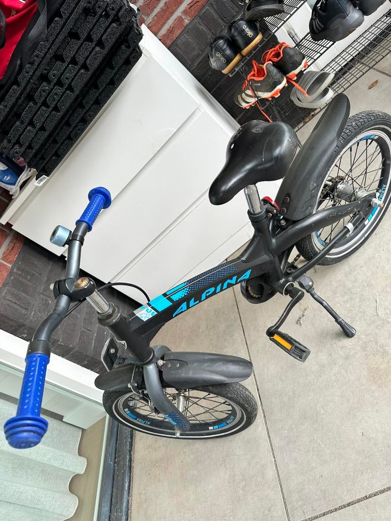 Alpina jongensfiets 16 inch, Ophalen, 16 tot 18 inch
