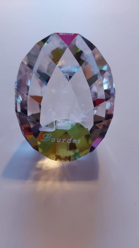 Hologram van Maria uit Lourdes, Ophalen of Verzenden, Zo goed als nieuw, Beeld(je), Christendom | Katholiek