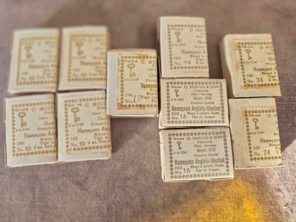 1000x mustad witvishaken, Ophalen of Verzenden, Nieuw, Haak