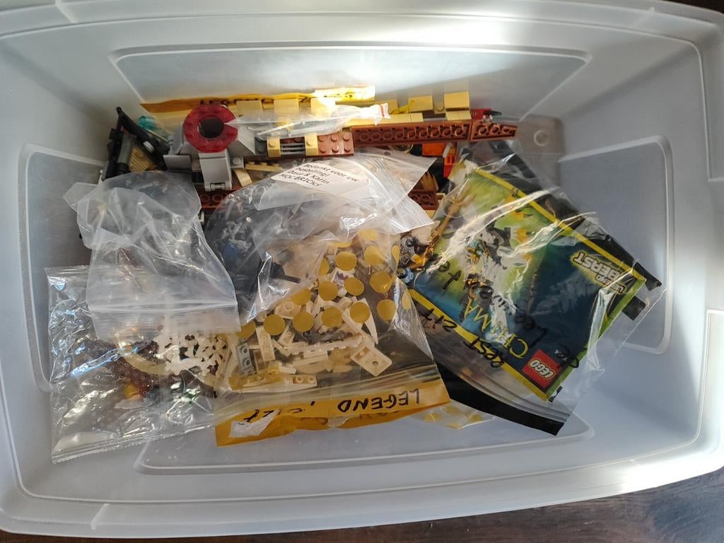 Dozen met lego, Ophalen of Verzenden