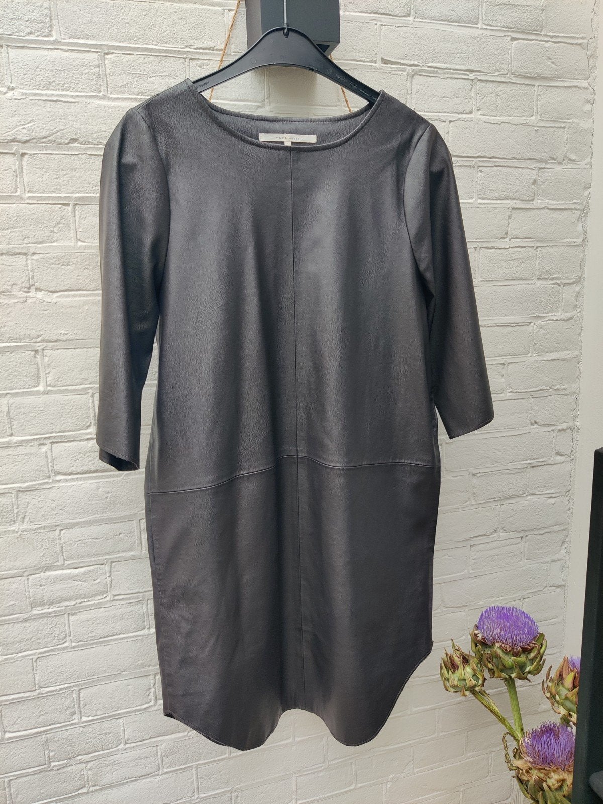 Yaya jurkje/tuniek nepleer maat 36/38, Kleding | Dames, Jurken, Bruin, Ophalen of Verzenden, Zo goed als nieuw, Yaya