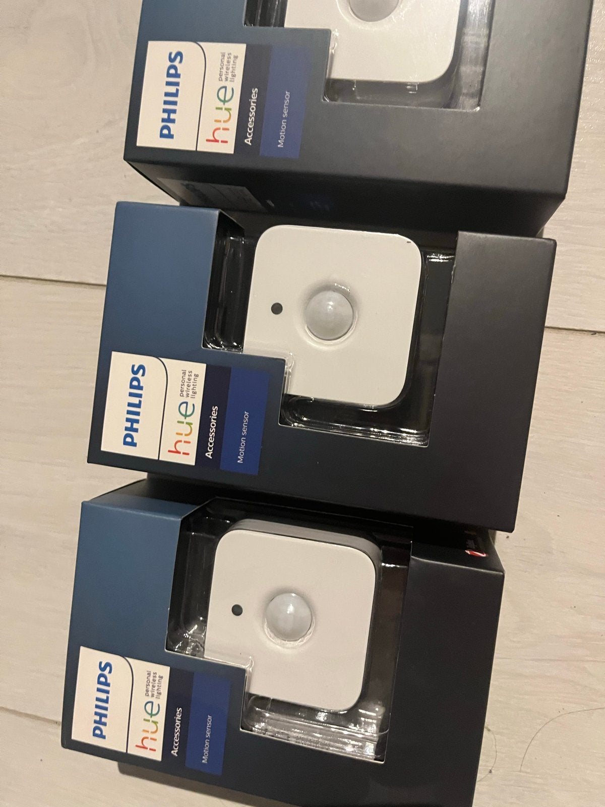 Philips Hue Bewegingssensor - Nieuw in doos (3 stuks), Huis en Inrichting, Lampen | Overige, Verzenden, Nieuw, Philips Hue, Wit