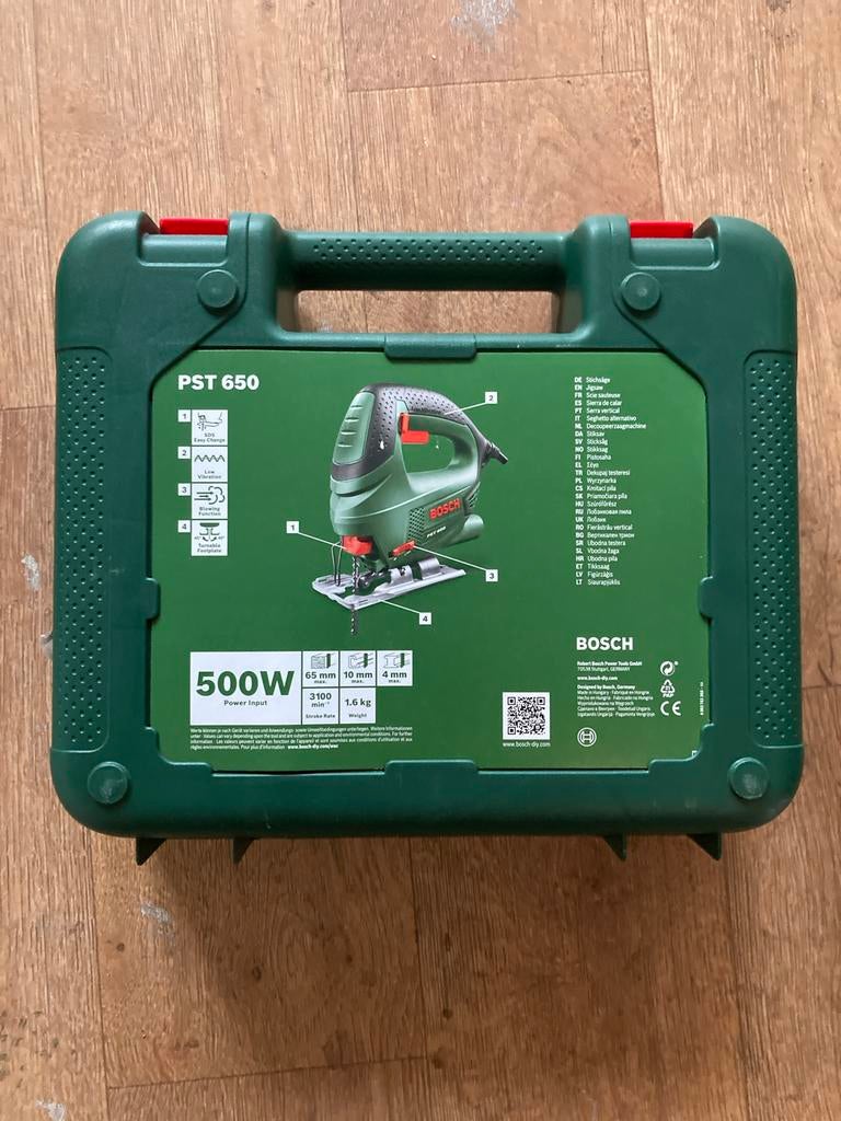 Bosch PST 650 Decoupeerzaag - Zo goed Nieuw, Ophalen, Decoupeerzaag, Zo goed als nieuw, 30 tot 70 mm
