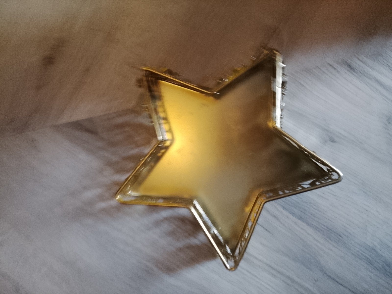 Gouden Ster Decoratie - Perfect voor Feestdagen, Ophalen, Zo goed als nieuw, Goud, Metaal