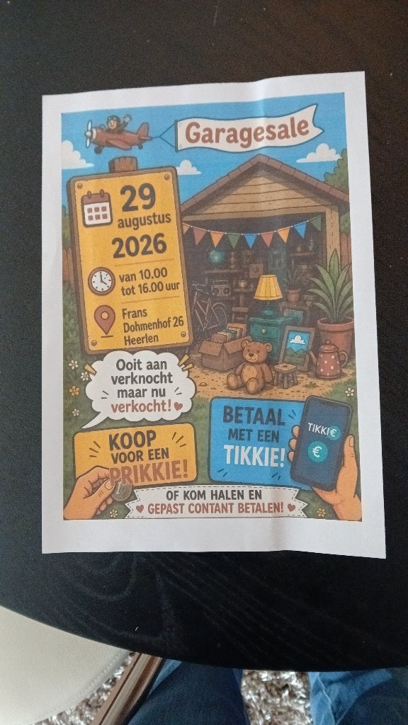 Garage sale, Diversen, Rommelmarktspullen, Ophalen, Gebruikt