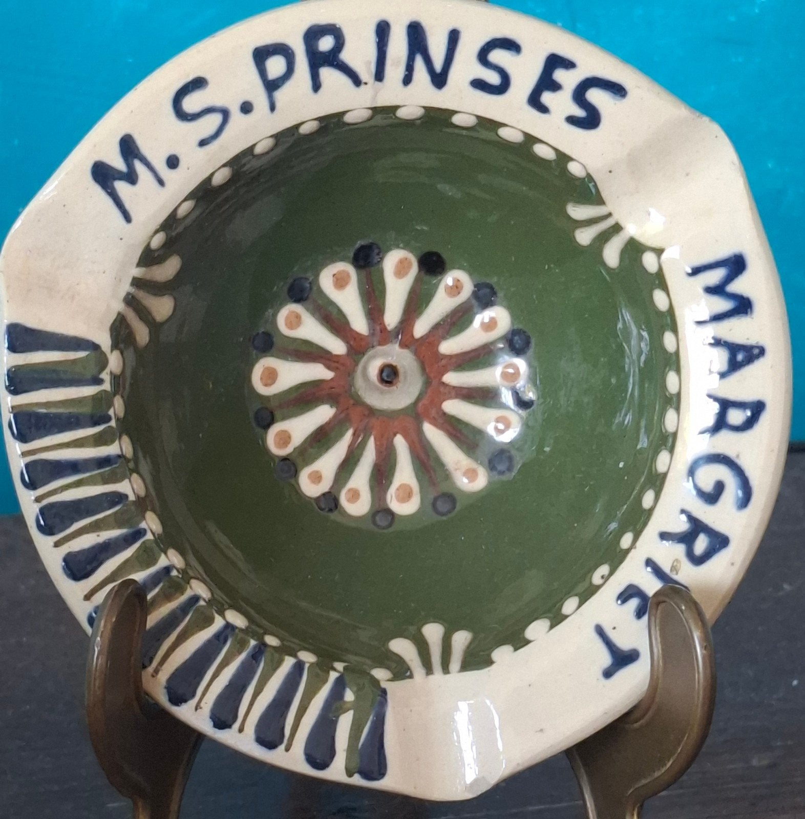 Prinses Magriet. Schaaltje/asbak.  1943. Keramiek.  RARE., Verzamelen, Ophalen, Zo goed als nieuw, Nederland, Overige typen