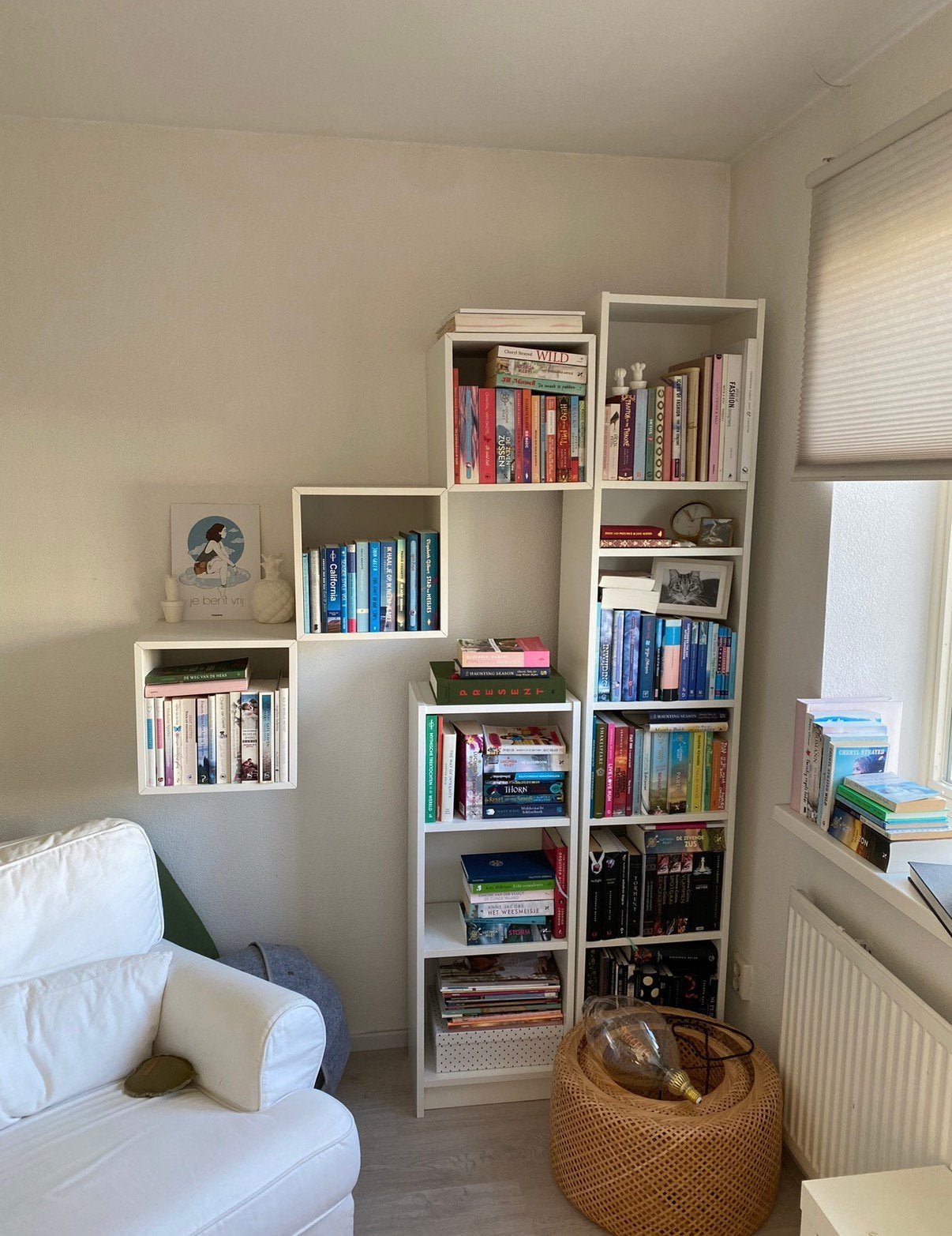 Set van 3 witte IKEA Eket kastjes 35x35cm, Ophalen, Gebruikt