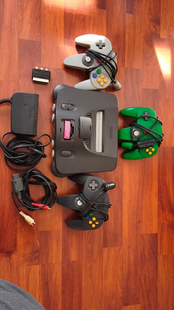 Nintendo64 Console, Ophalen of Verzenden, Zo goed als nieuw, Met 3 controllers of meer