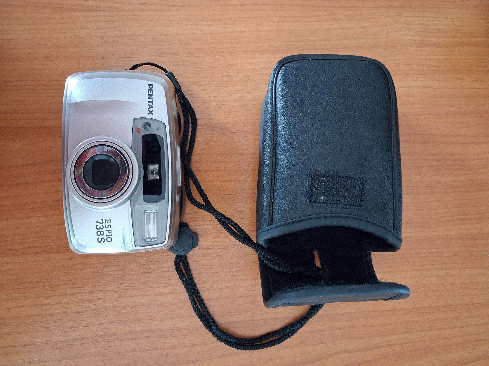 Pentax Espio 738S Compact Camera met Hoesje, Ophalen of Verzenden, Gebruikt, Compact, Pentax