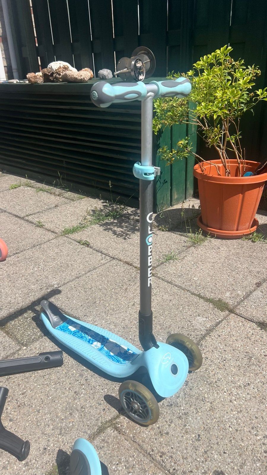 Globber 5-in-1 step (blauw), Fietsen en Brommers, Steps, Gebruikt, Gewone step, Ophalen of Verzenden