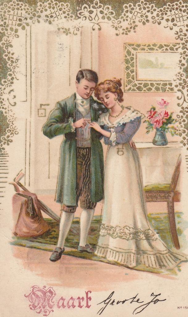 fantasiekaart, Verzamelen, Ansichtkaarten | Themakaarten, Verzenden, Voor 1920, Sterren en Beroemdheden