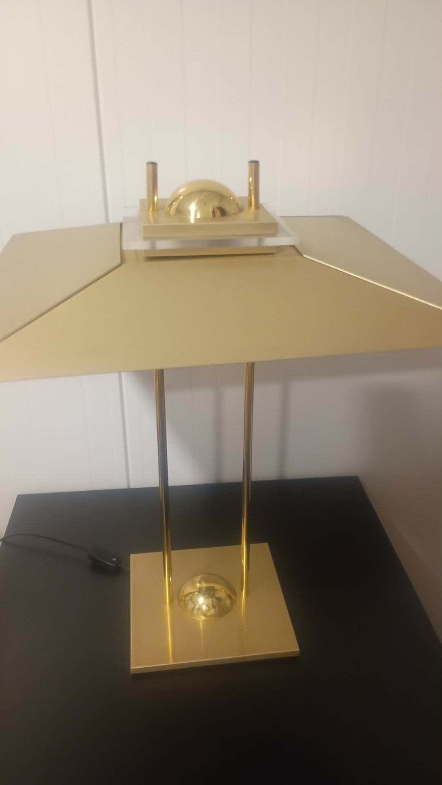 Original Vintage Dijkstra Table Lamp – Solid Brass – Excelle, Ophalen, Zo goed als nieuw, Modern