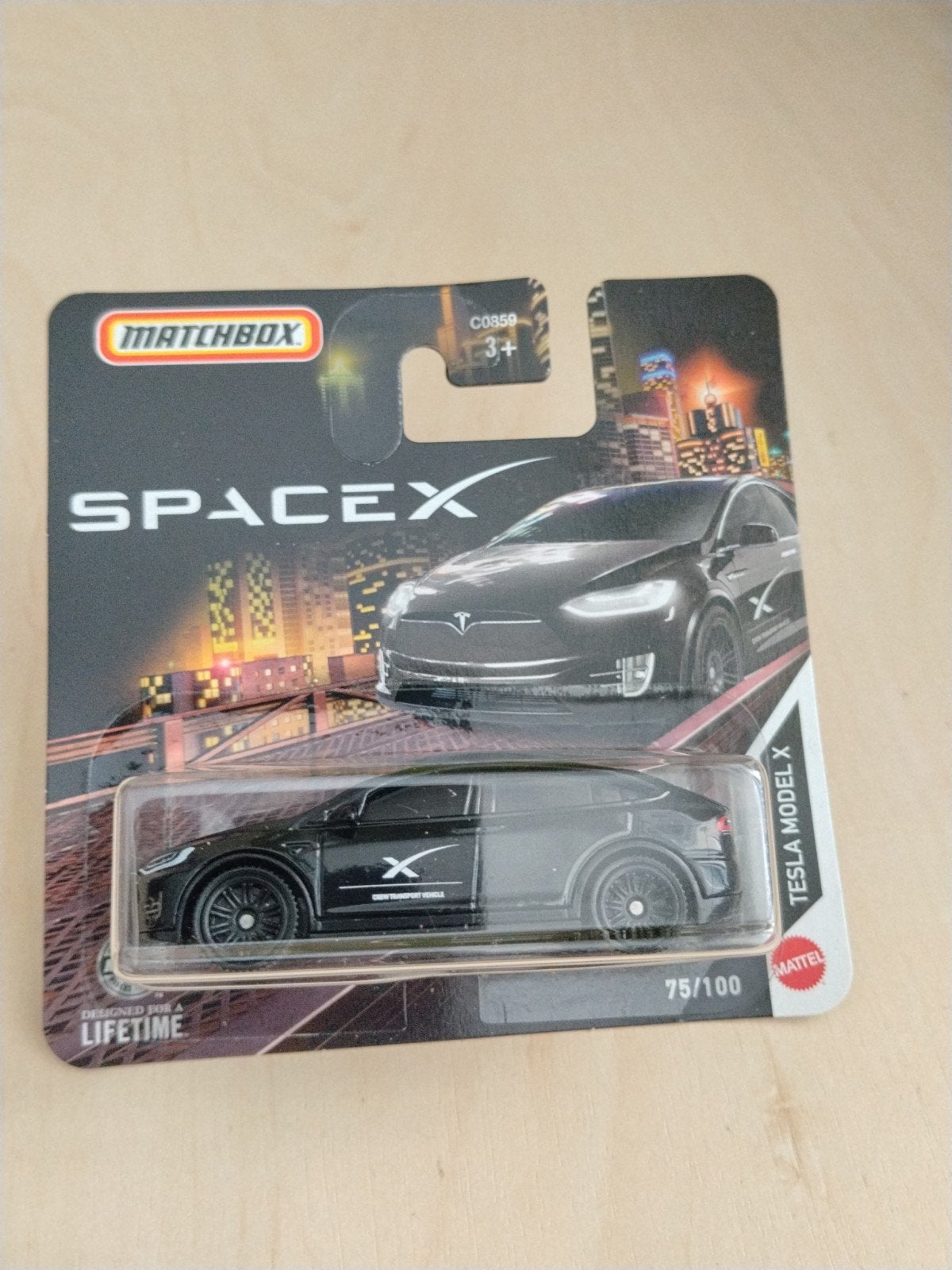 Matchbox Tesla model X, Ophalen of Verzenden, Nieuw, Auto
