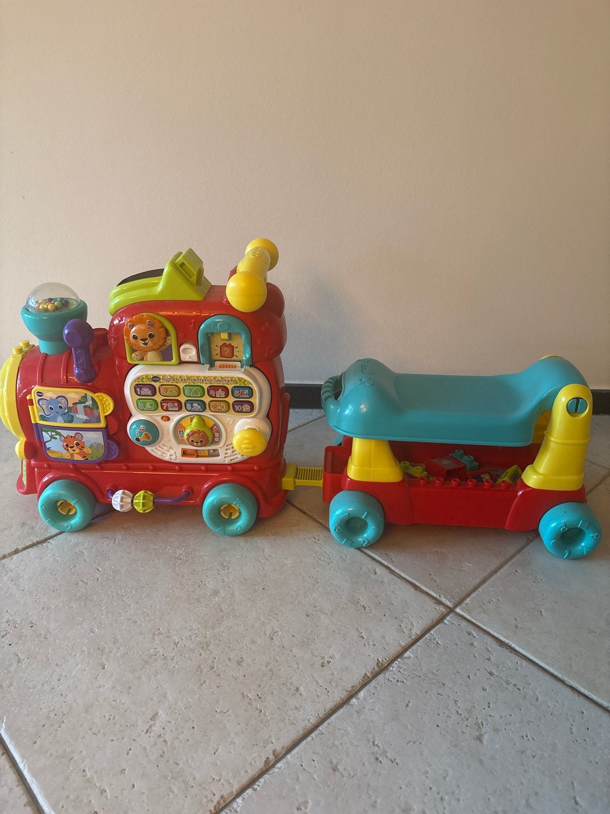 Vtech Rijd & Leer Letterlocomotief  - Educatief Speelgoed, Kinderen en Baby's, Speelgoed | Vtech, Ophalen of Verzenden, Gebruikt