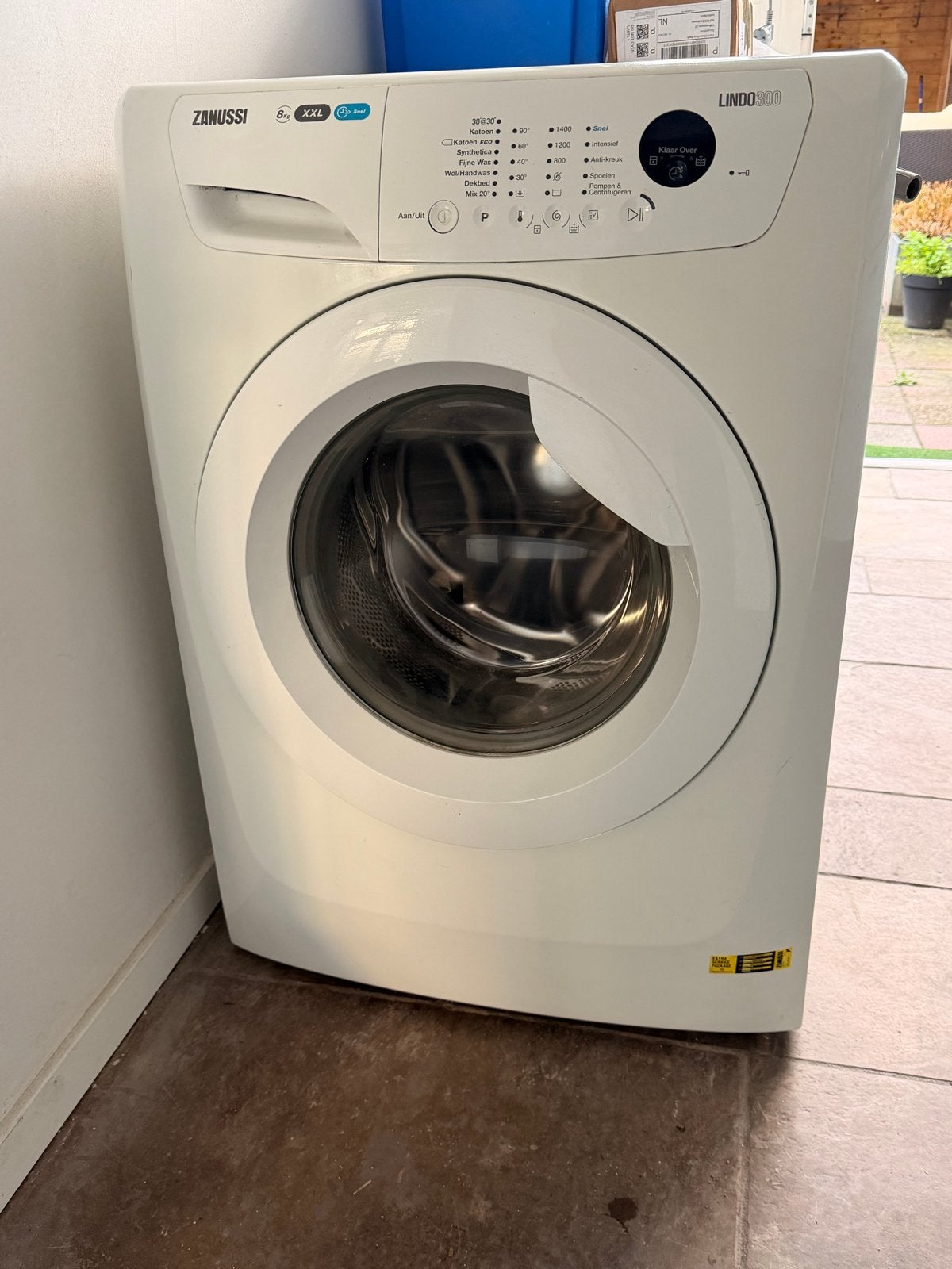 Zanussi Lindo300 Wasmachine 8kg XXL - Goede Staat, 1200 tot 1600 toeren, Gebruikt, 8 tot 10 kg, Ophalen of Verzenden