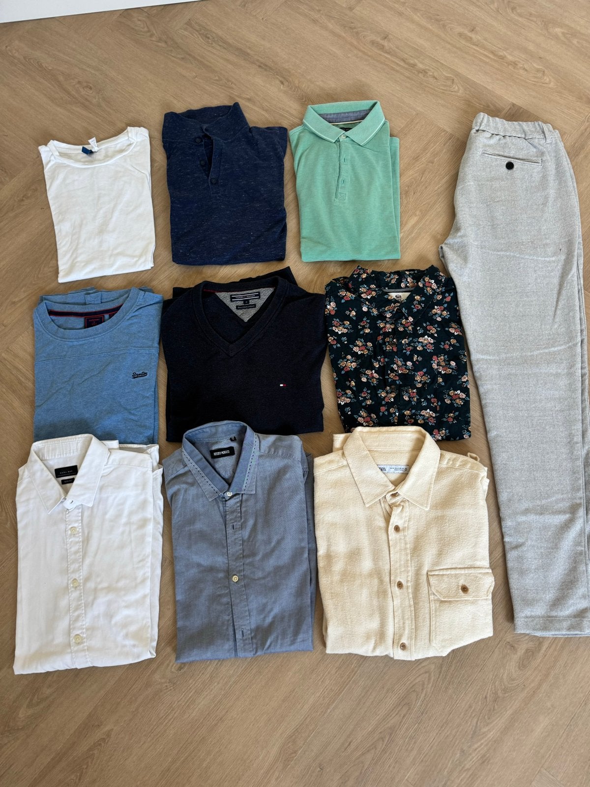 Heren kledingpakket maat M kwaliteit duurzaam kopen, Kleding | Heren, Ophalen of Verzenden, Gedragen, Maat 48/50 (M)