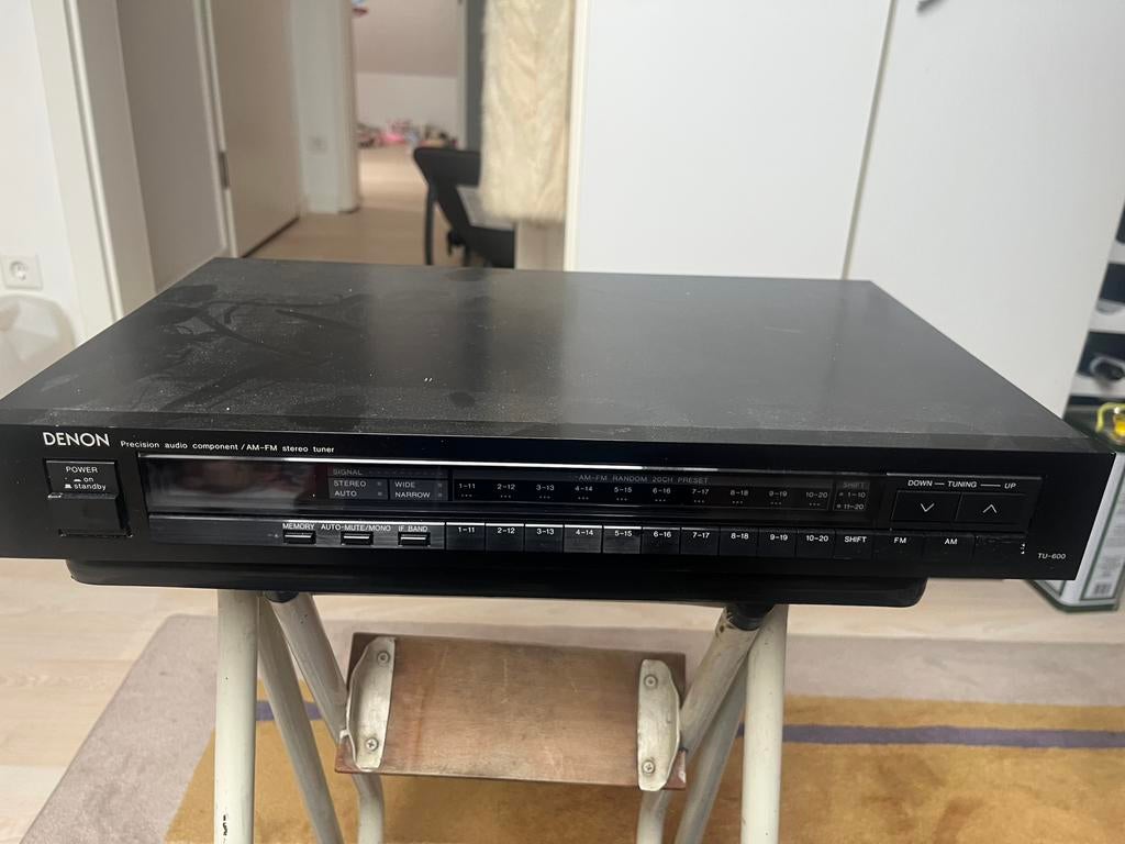 Denon precision auto component stereo tuner, Ophalen of Verzenden, Gebruikt