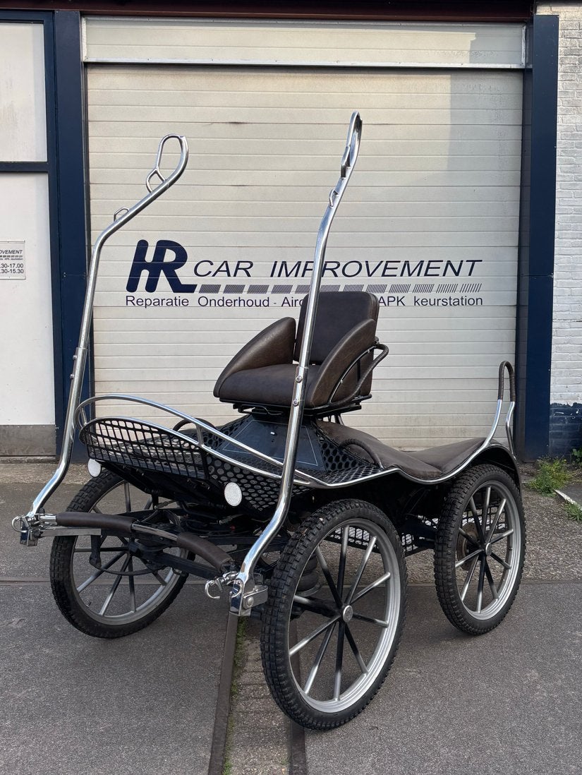 Marathonwagen enkelspan incl onderhoudsbeurt!, Dieren en Toebehoren, Zo goed als nieuw, Marathonwagen, Paard