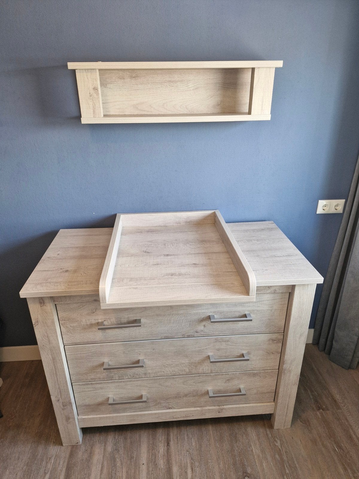 Interbaby commode met wandrek, Ophalen, Gebruikt, Commode, Opstaande rand