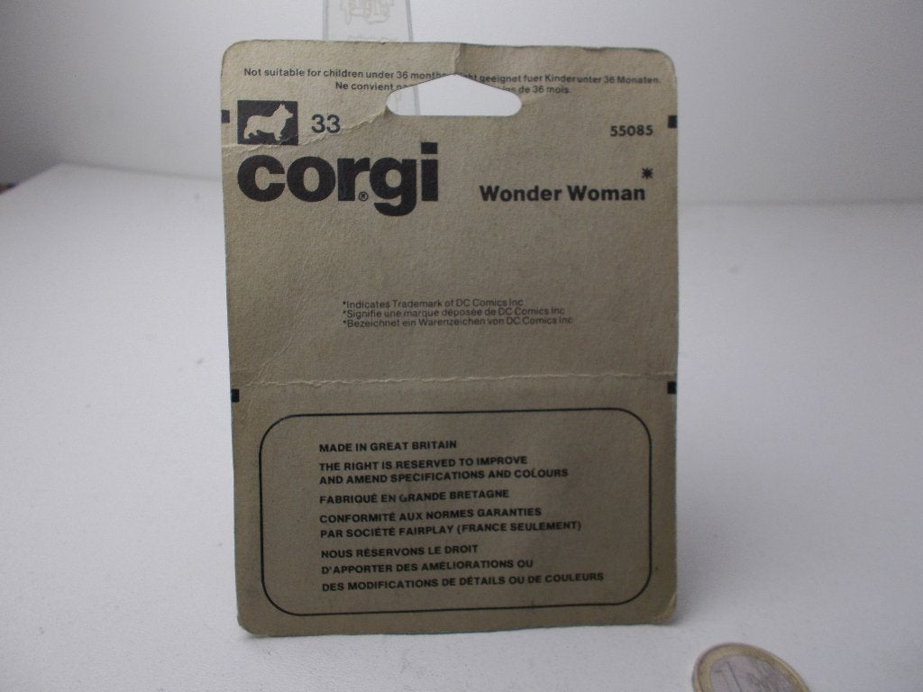 1979 Corgi Juniors 33 WONDER WOMAN (Nieuw op kaart!), Ophalen of Verzenden, Nieuw, Auto, Corgi