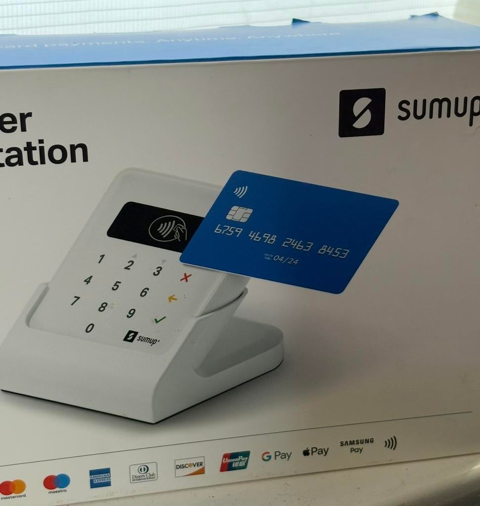 Nieuwe SumUp Air Card Reader met oplaadstation, Ophalen of Verzenden, Zo goed als nieuw