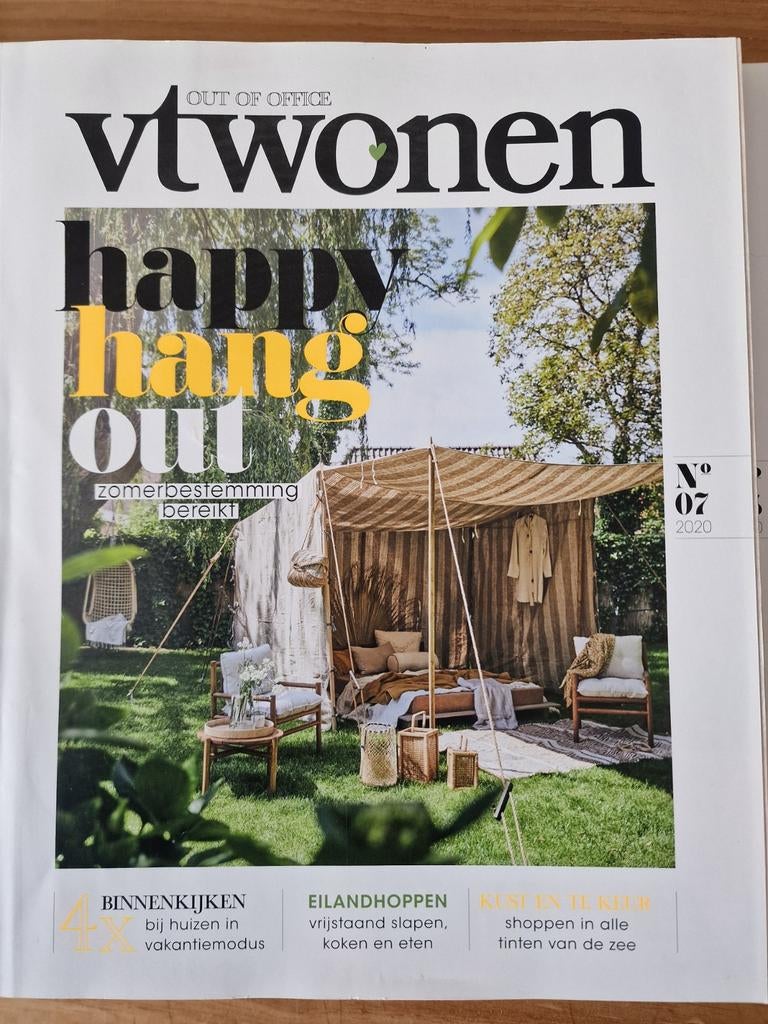 VT Wonen 2020 nr 1 t/m 7 en special binnenkijken, Boeken, Ophalen of Verzenden, Zo goed als nieuw, Interieur en Design