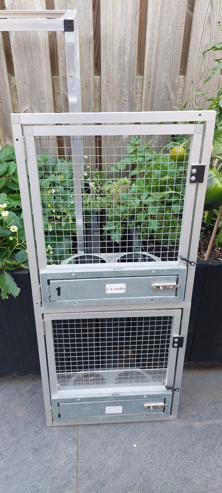 voliere deel, Dieren en Toebehoren, Ophalen, Gebruikt, Aluminium, Volière