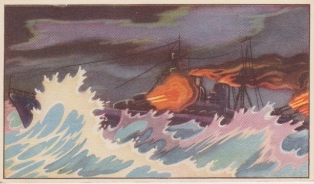 Oorlog Royal Navy Trefin kaart No7 60 jaar oud, Ophalen of Verzenden, 1940 tot 1960, Ongelopen, Overige thema's