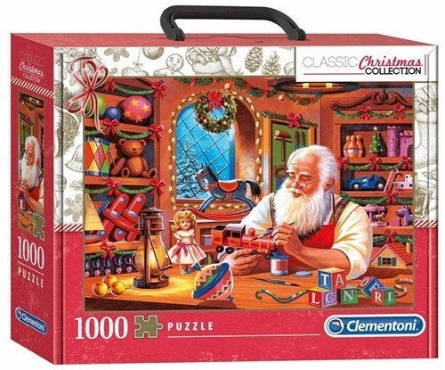 Clementoni: Santa Workshop 1000 stukjes, Ophalen of Verzenden, 500 t/m 1500 stukjes, Nieuw, Legpuzzel
