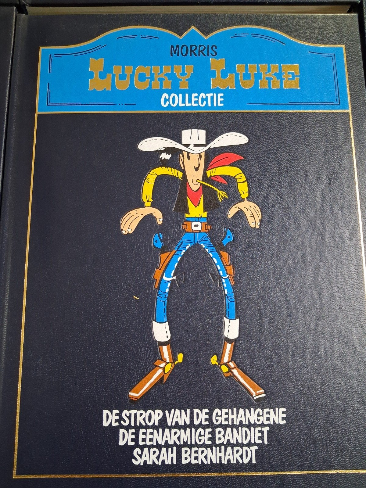 Lucky Luke Collectie - 5 Luxe Hardcover Boeken, Meerdere stripboeken, Ophalen of Verzenden, Zo goed als nieuw, Morris