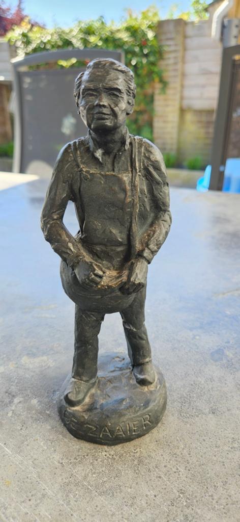 De Zaaier - Bronzen Beeldje - Wotrta - Woord, Antiek en Kunst, Ophalen of Verzenden