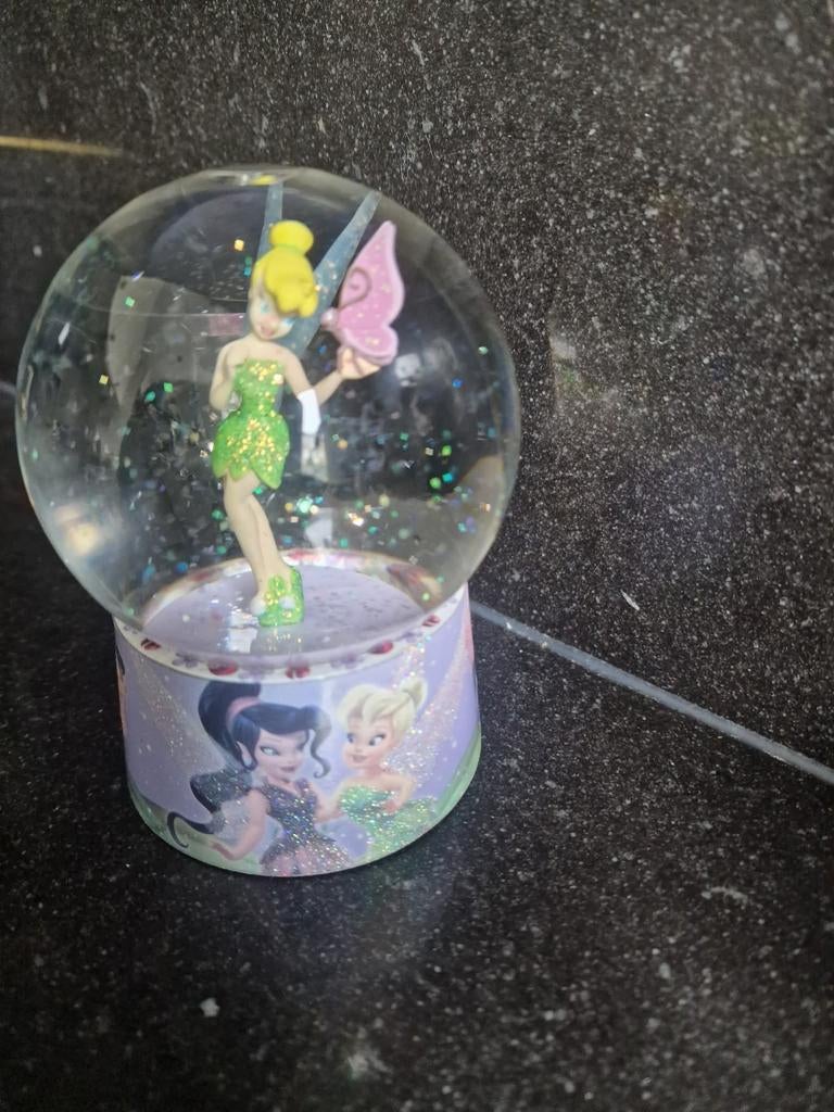 Tinkerbell Sneeuwbol met Glitter - Disney Peter Pan, Verzamelen, Disney, Ophalen of Verzenden