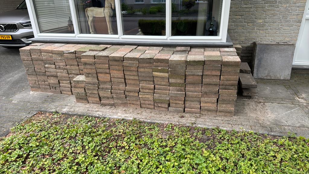 Tuin tegels, Ophalen, Gebruikt, 10 m² of meer, Beton