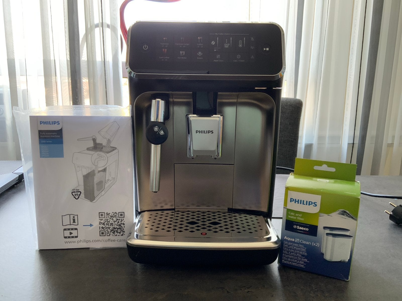 Philips EP3326/90 Volautomatische Espressomachine, Ophalen, Afneembaar waterreservoir, Espresso apparaat, Koffiebonen