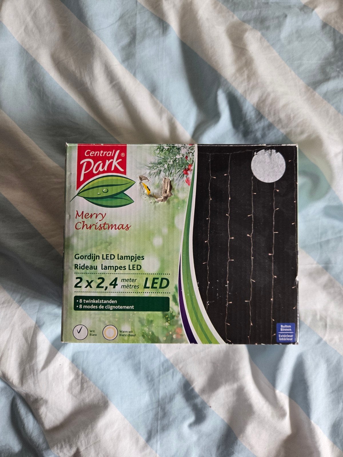 Led lampjes gordijn wit, Kunststof, Minder dan 50 watt, Ophalen of Verzenden, Led