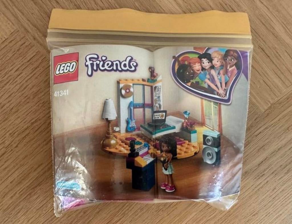 Lego Friends Andrea’s slaapkamer 41341, Ophalen of Verzenden, Zo goed als nieuw, Complete set, Lego