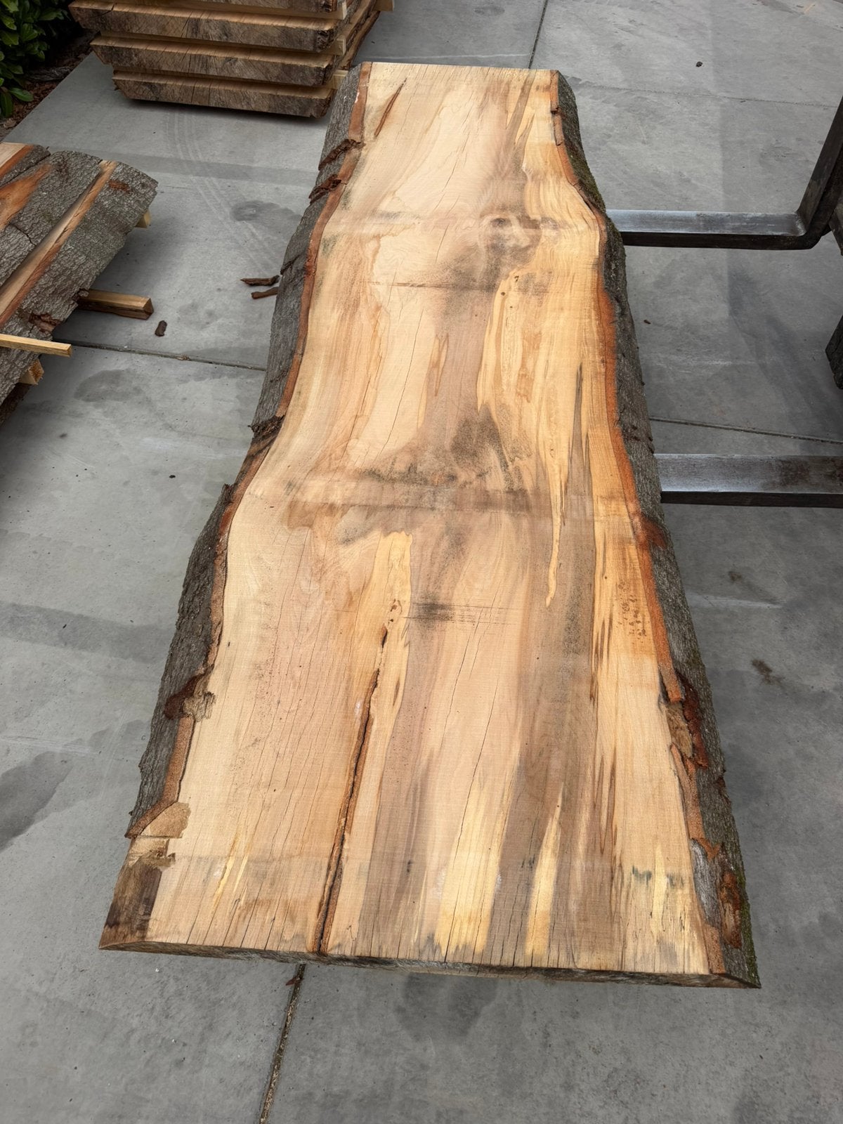 Grote beuken boomstambladen 245x70x7cm, Tuin en Terras, Palen, Balken en Planken, Ophalen, Zo goed als nieuw, 250 cm of meer, Planken