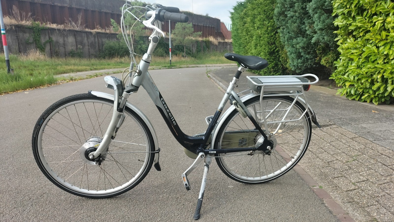 Elektrische Gazelle damesfiets 28 inch., 51 tot 55 cm, Ophalen, Gebruikt, Gazelle
