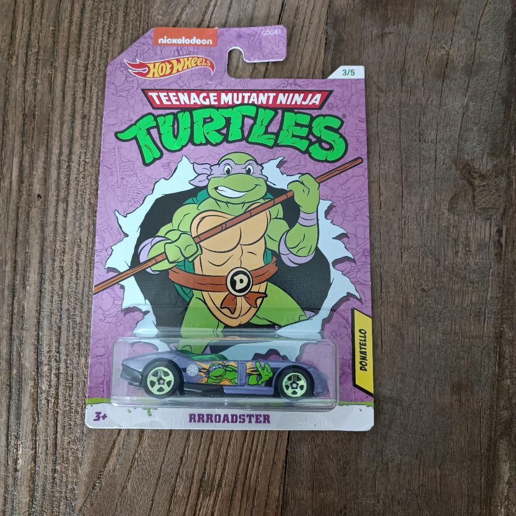 hot wheels ninja turtle donatello rrroadster, Ophalen of Verzenden, Nieuw, Auto